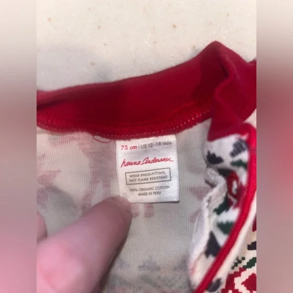 Hanna Andersson Baby Zip Sleeper Organic Cotton - Picture 3 of 3